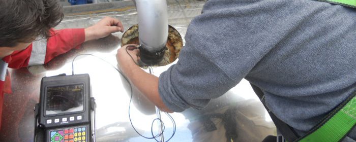 Diagnostica non distruttiva per difetti interni