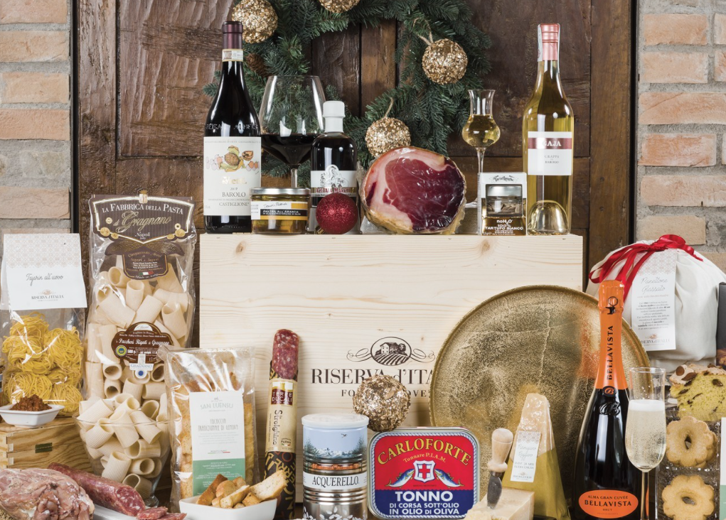 Cesto enogastronomico per un prefetto regalo natalizio made in Italy